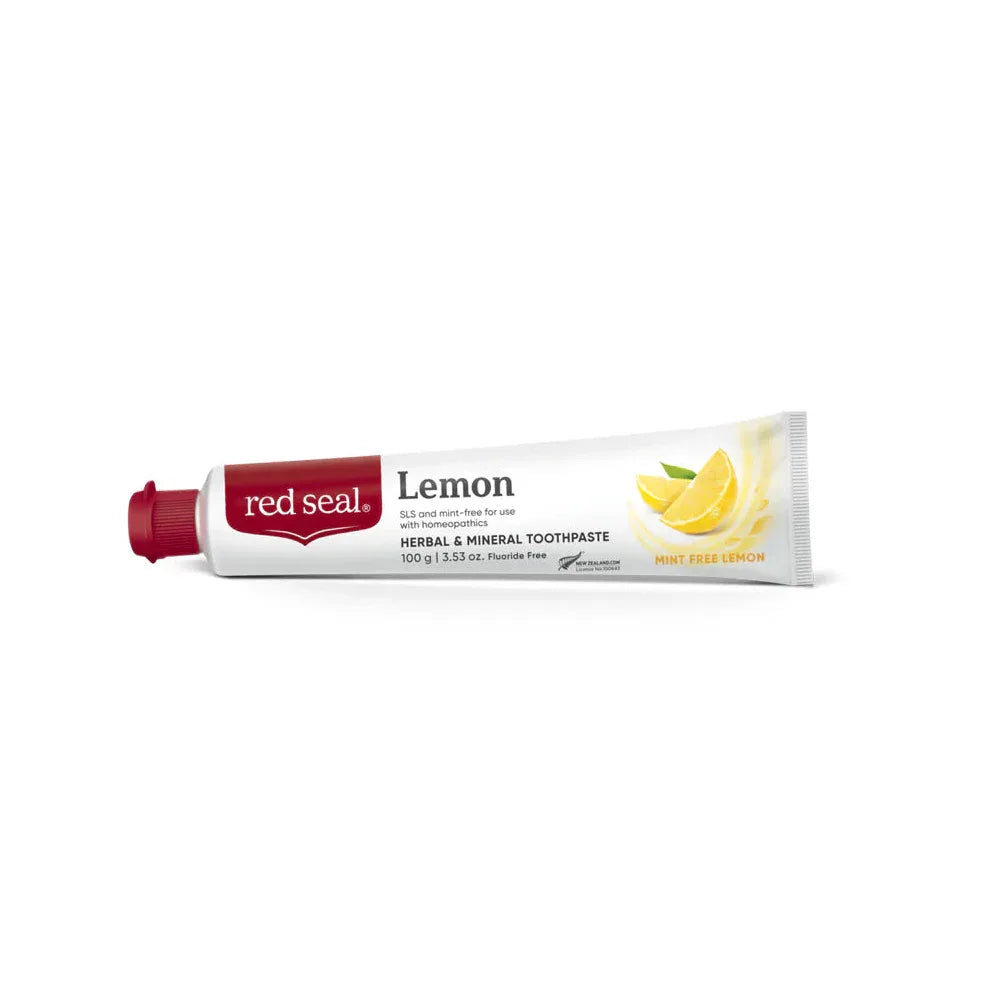 Red Seal Lemon SLS Free Natural Toothpaste, 100g (Exp 01/28