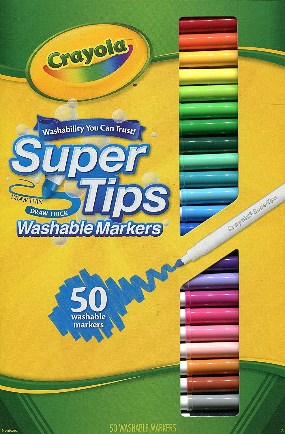 Crayola Super Tips Washable Markers (50pc)