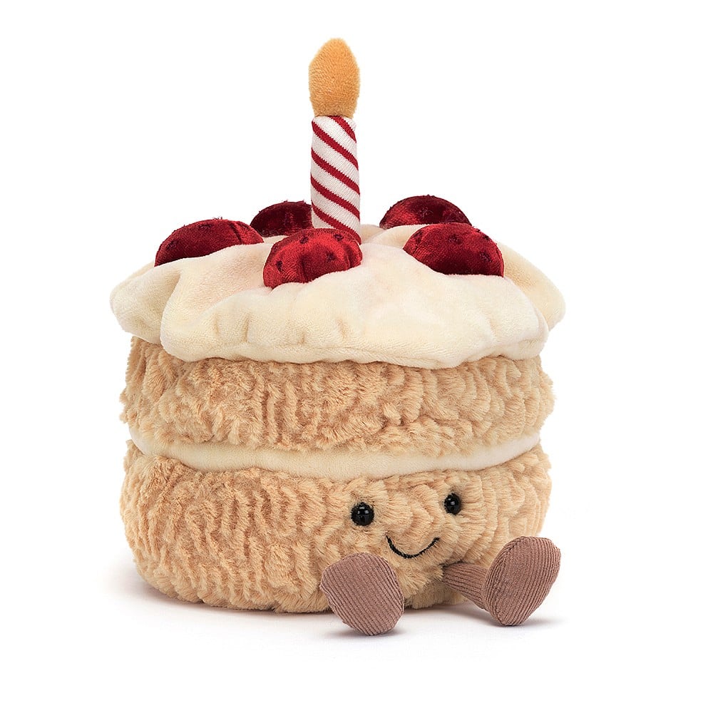 Jellycat Amuseable Birthday Cake Soft Toy (16cm)
