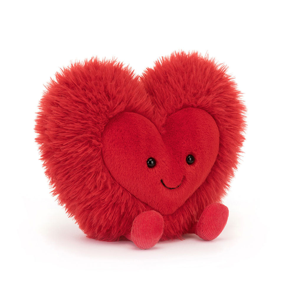 Jellycat Amuseables Beatie Heart Soft Toy, Large (19cm)