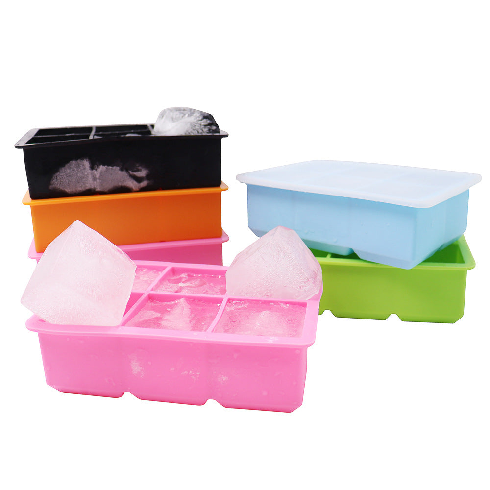 Biomom EasyServe Silicone Food Portion Freezer Tray with Resting Lid, 6 x 100ml (5 Colors)