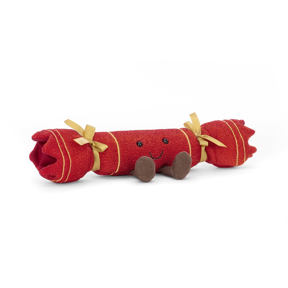 Jellycat Amuseable Cracker Soft Toy (25cm), Christmas Ed.