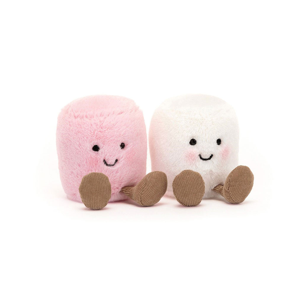 Jellycat Amuseables Pink and White Marshmallows (15cm)