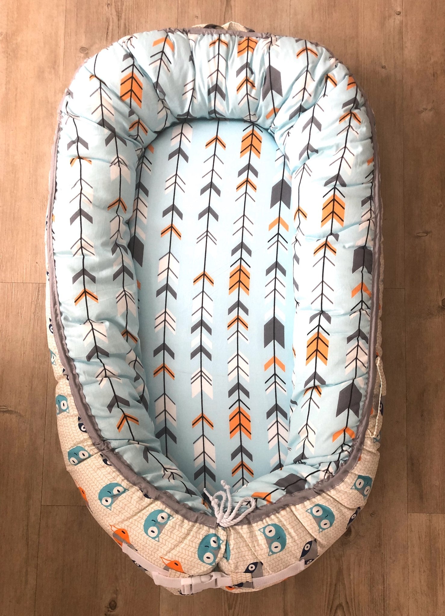 MPJ Organic Cotton Baby Nest Lounger (5 Designs) - Pupsik Singapore