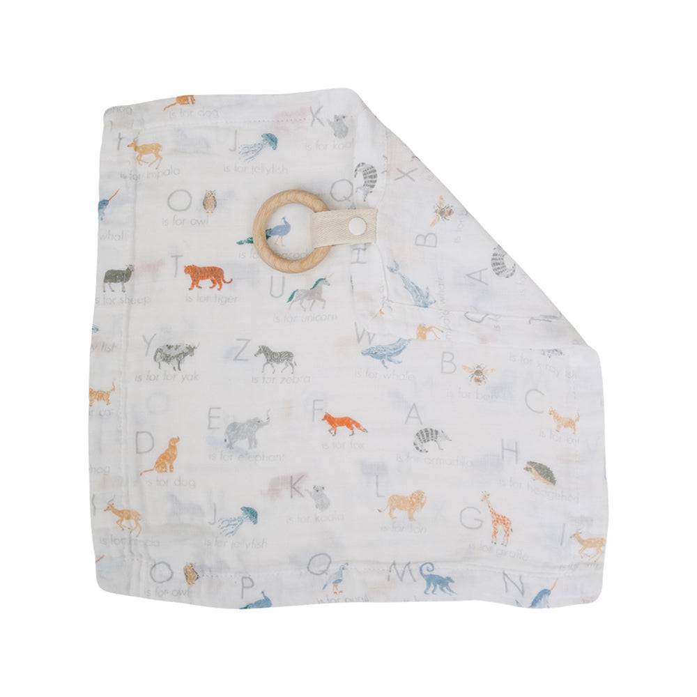 Bebe Au Lait Oh So Soft Muslin Teether Blanket (4 Designs) - Pupsik Singapore