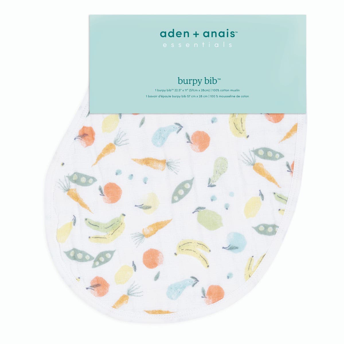 Aden Anais Essential Classic Muslin Burpy Bibs, 1pk (12 Designs) - Pupsik Singapore
