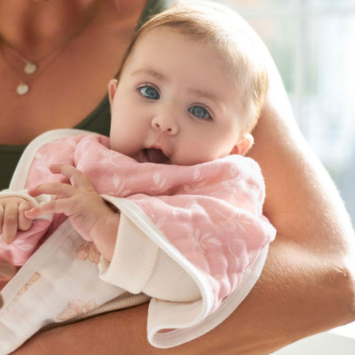 Aden Anais Organic Muslin Burpy Bibs, 2pk (2 Designs) - Pupsik Singapore