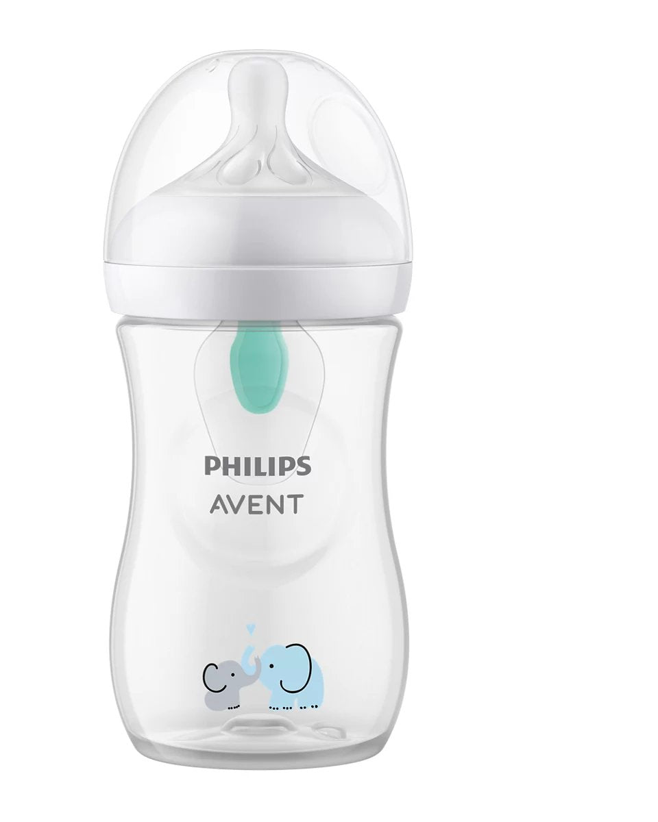 Philips Avent Natural Response Baby Bottle with Airfree Vent, 260ml (1pk) - 3 Designs - Pupsik Singapore
