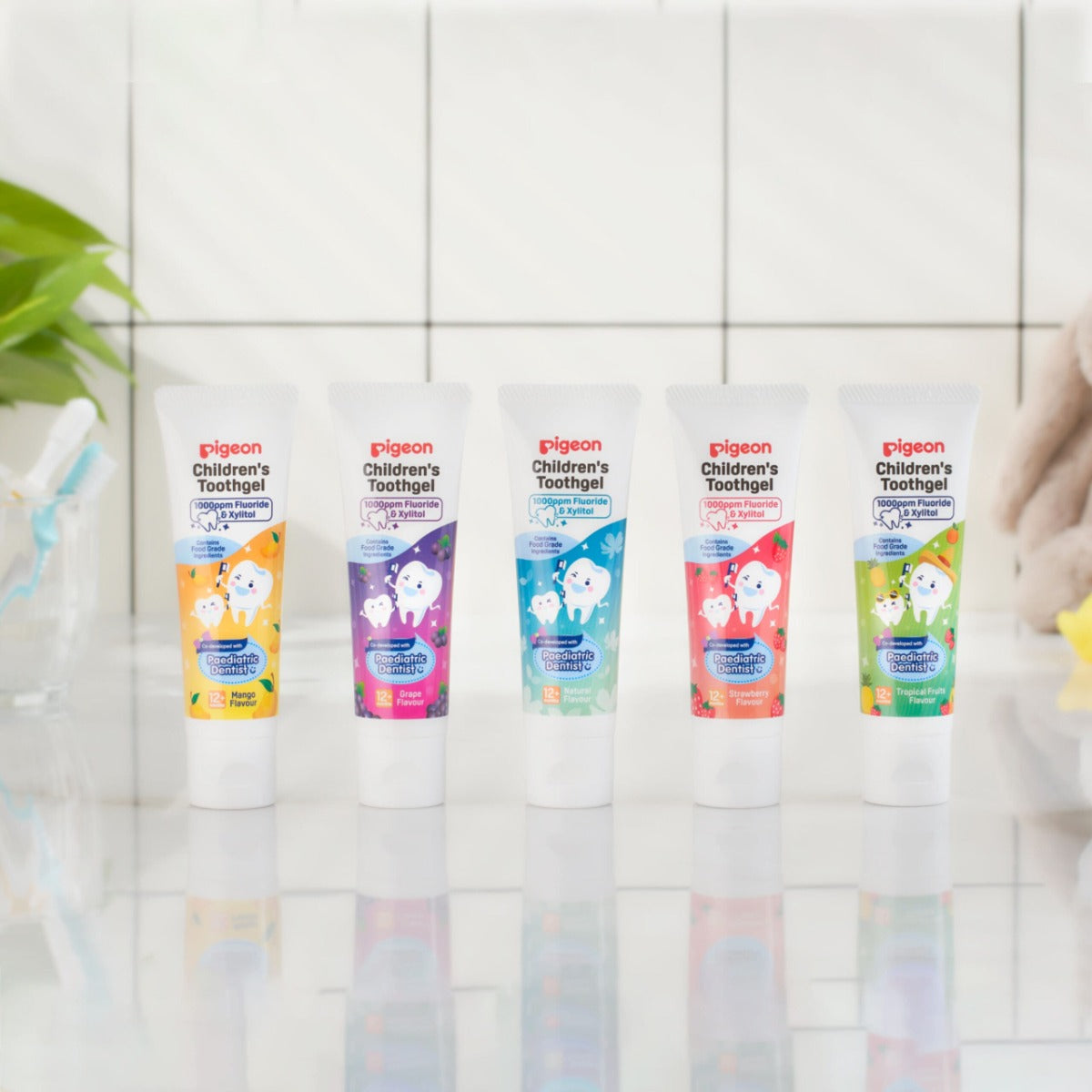 Pigeon Children's Toothgel, 45g - Strawberry (Exp 03/27)