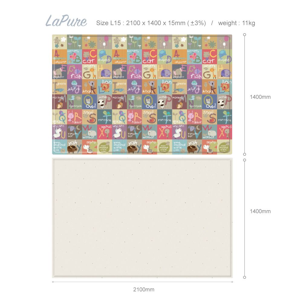 Parklon LaPure Playmat - Animal Olive Terrazzo (L15)