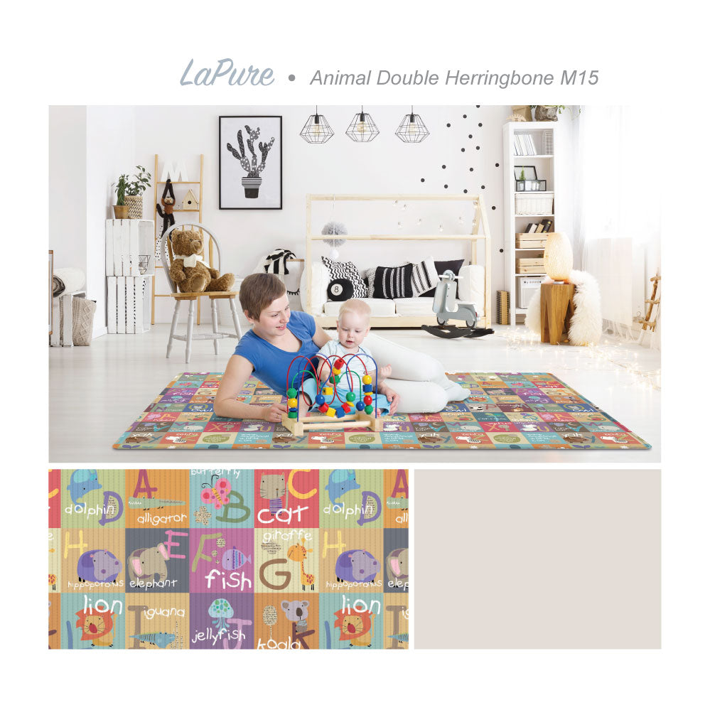Parklon LaPure Playmat - Animal Double Herringbone (M15)