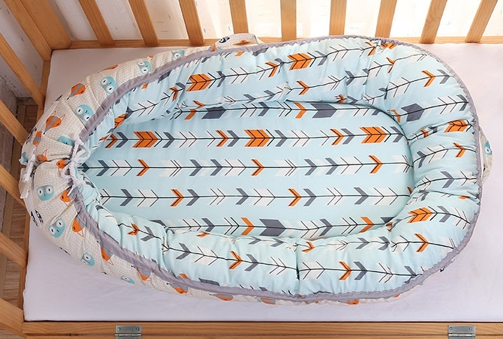 MPJ Organic Cotton Baby Nest Lounger (5 Designs) - Pupsik Singapore