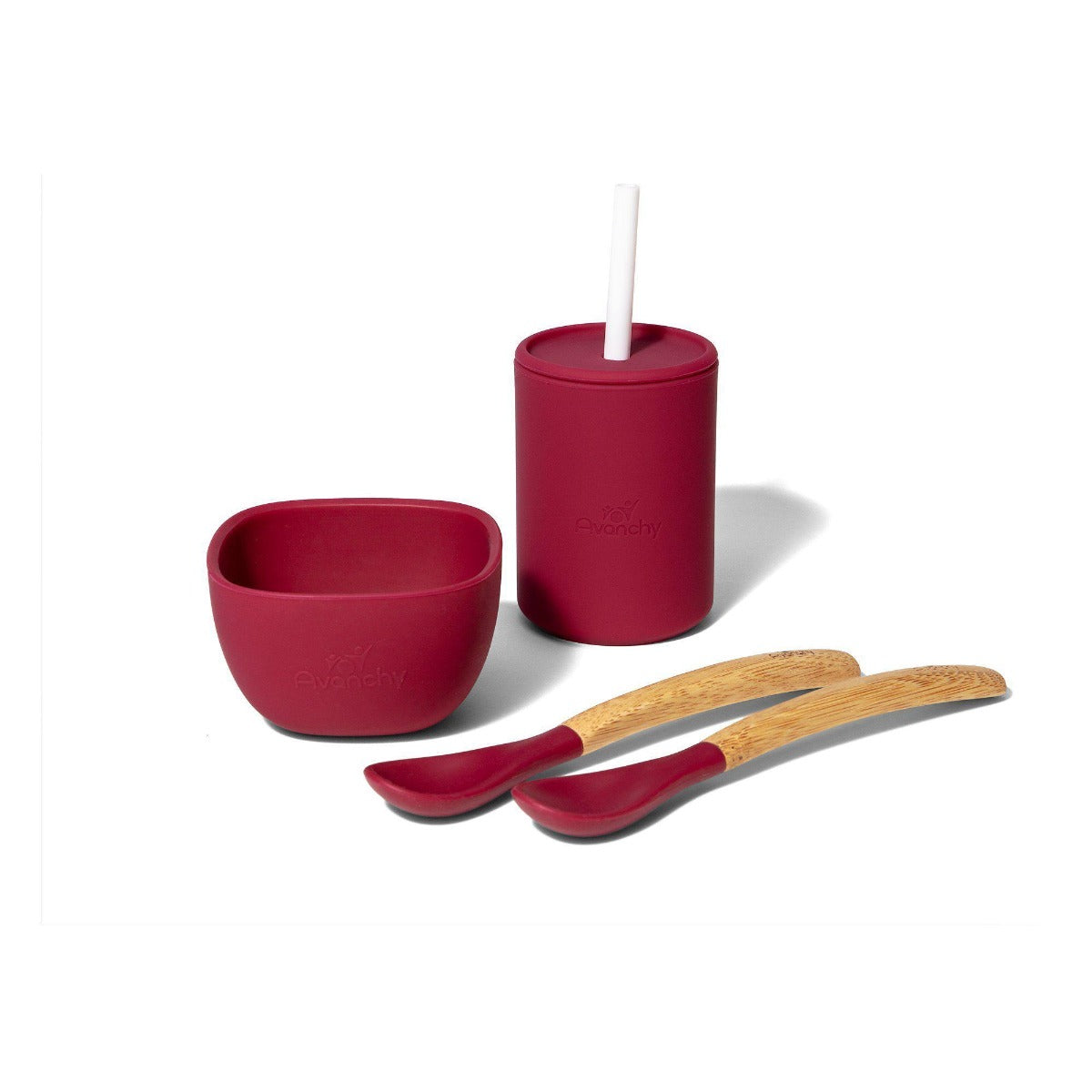 Avanchy Silicone La Petite Essentials Feeding Set (8 Colours)