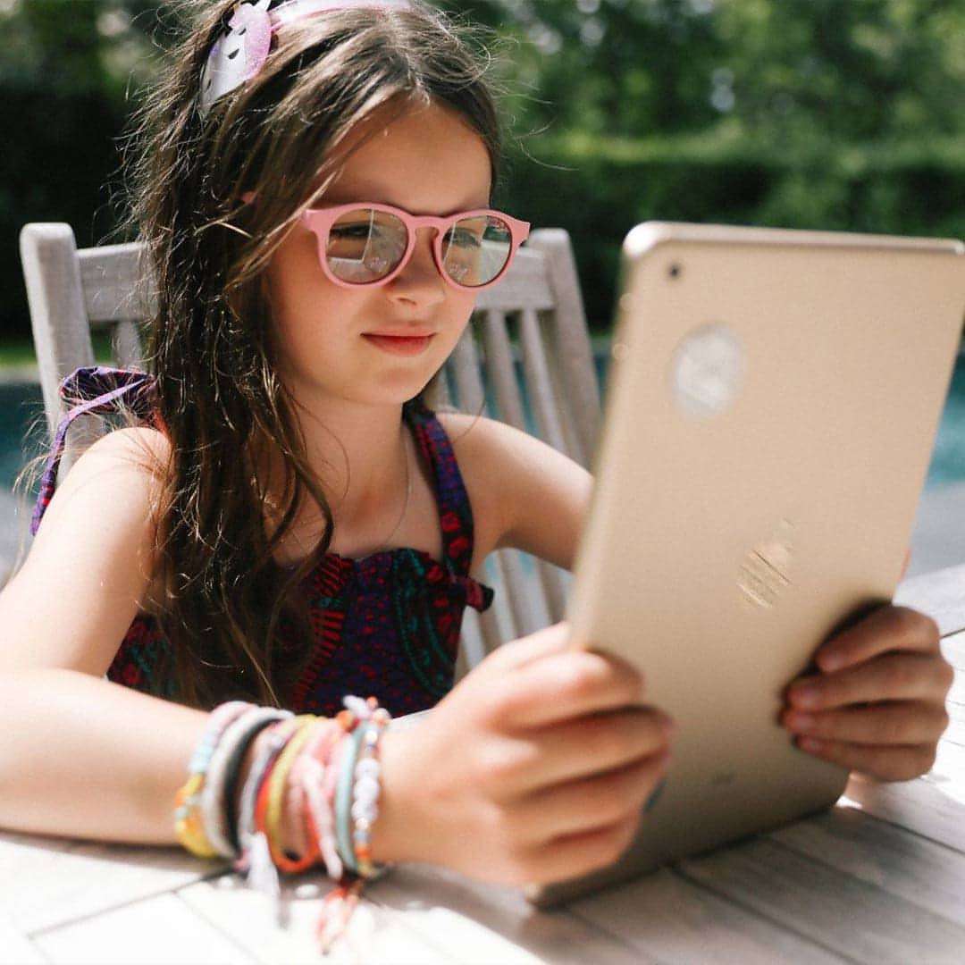 Babiators Blue Light Screen Savers Keyhole Glasses, 3-5Y+