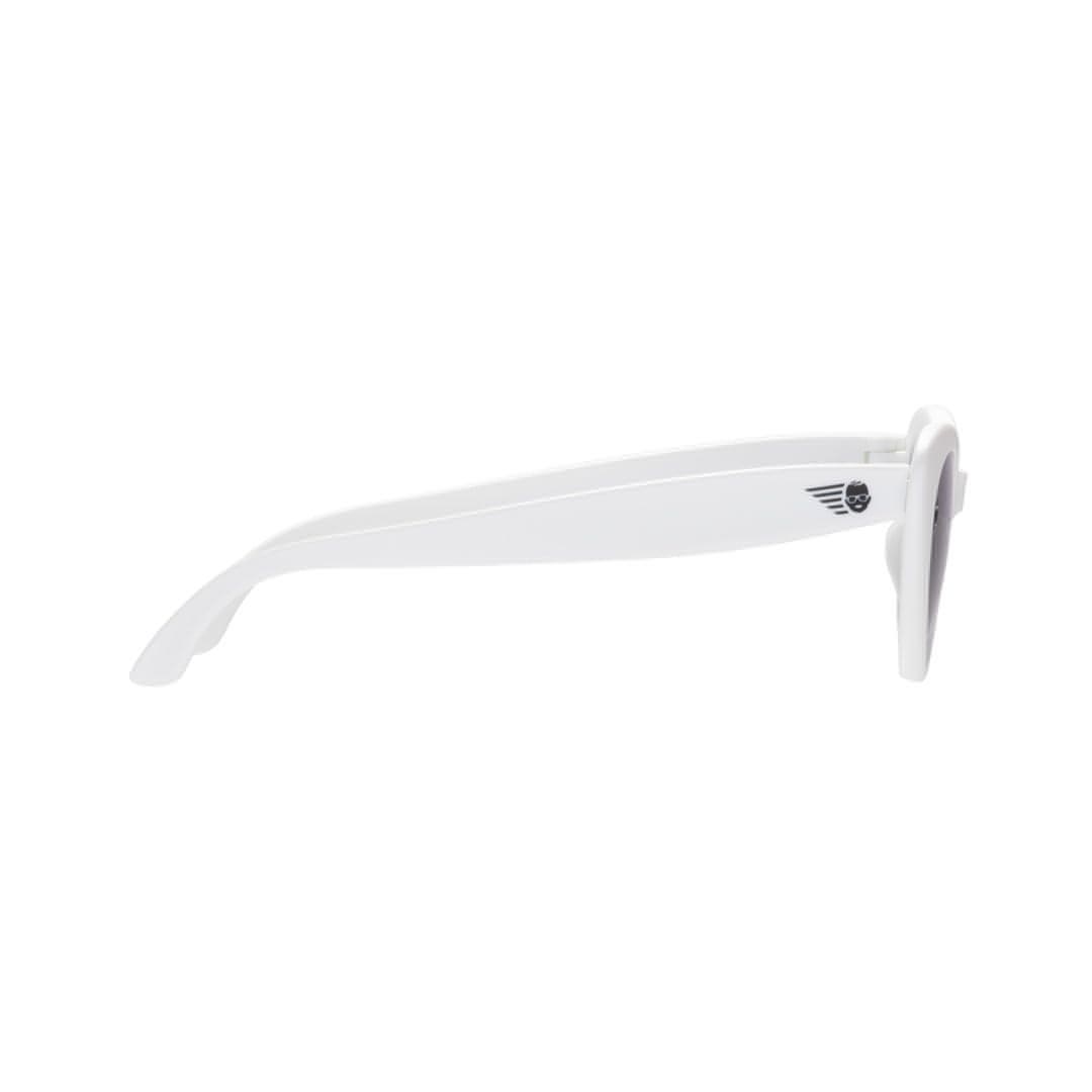 Babiators Original Cat-Eye Sunglasses - Wicked White (2 Sizes)