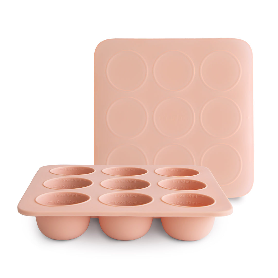 Mushie Baby Food Freezer Tray, 9 x 1.5oz (2 Colors) - Pupsik Singapore