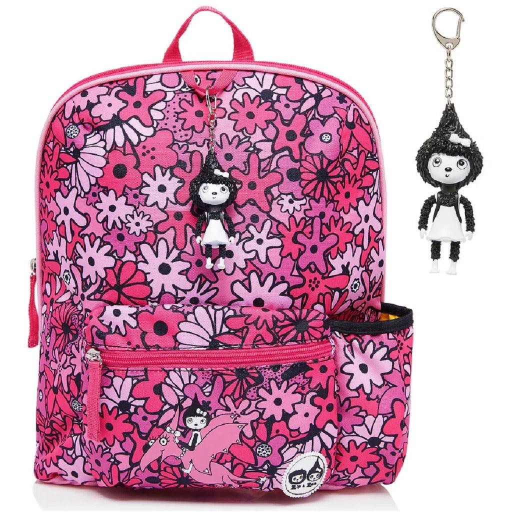babymel backpack kids Babymel Zip & Zoe Kids Backpack & Safety Harness / Reins - Floral Pink