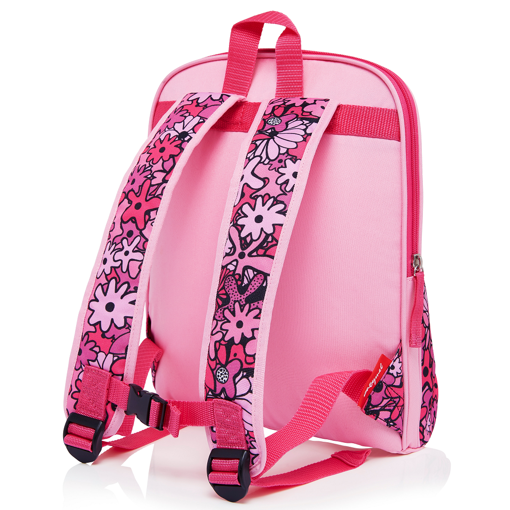 Babymel Zip & Zoe Kids Backpack & Safety Harness / Reins - Floral Pink