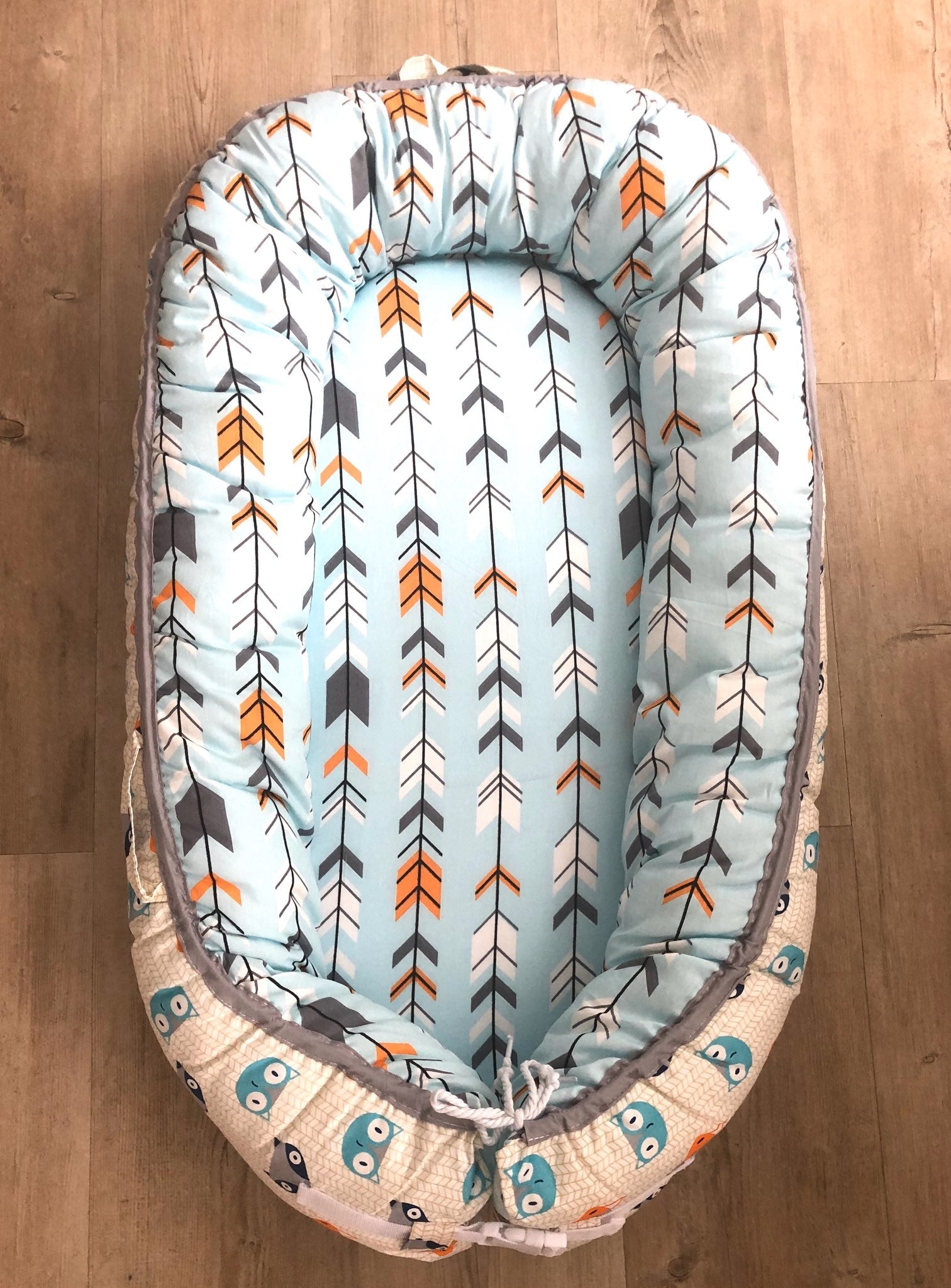 MPJ Organic Cotton Baby Nest Lounger (5 Designs) - Pupsik Singapore
