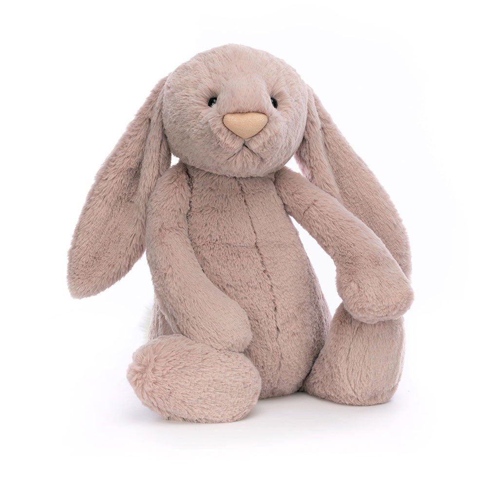 Jellycat Bashful Luxe Bunny Soft Toy (Huge, 51cm) - Rosa - Pupsik Singapore