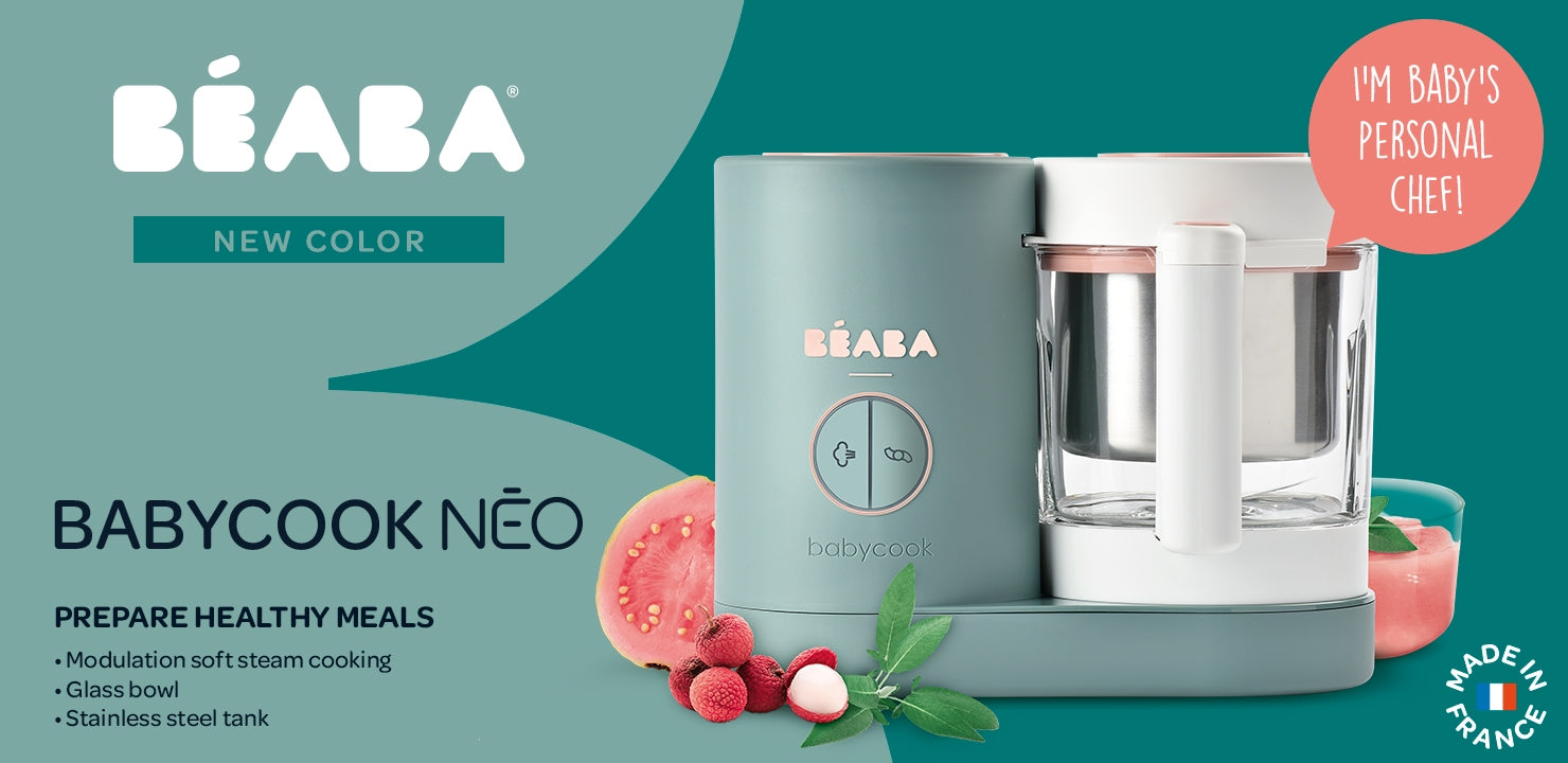 Beaba Babycook Neo Baby Food Maker (4 Colours) - Pupsik Singapore