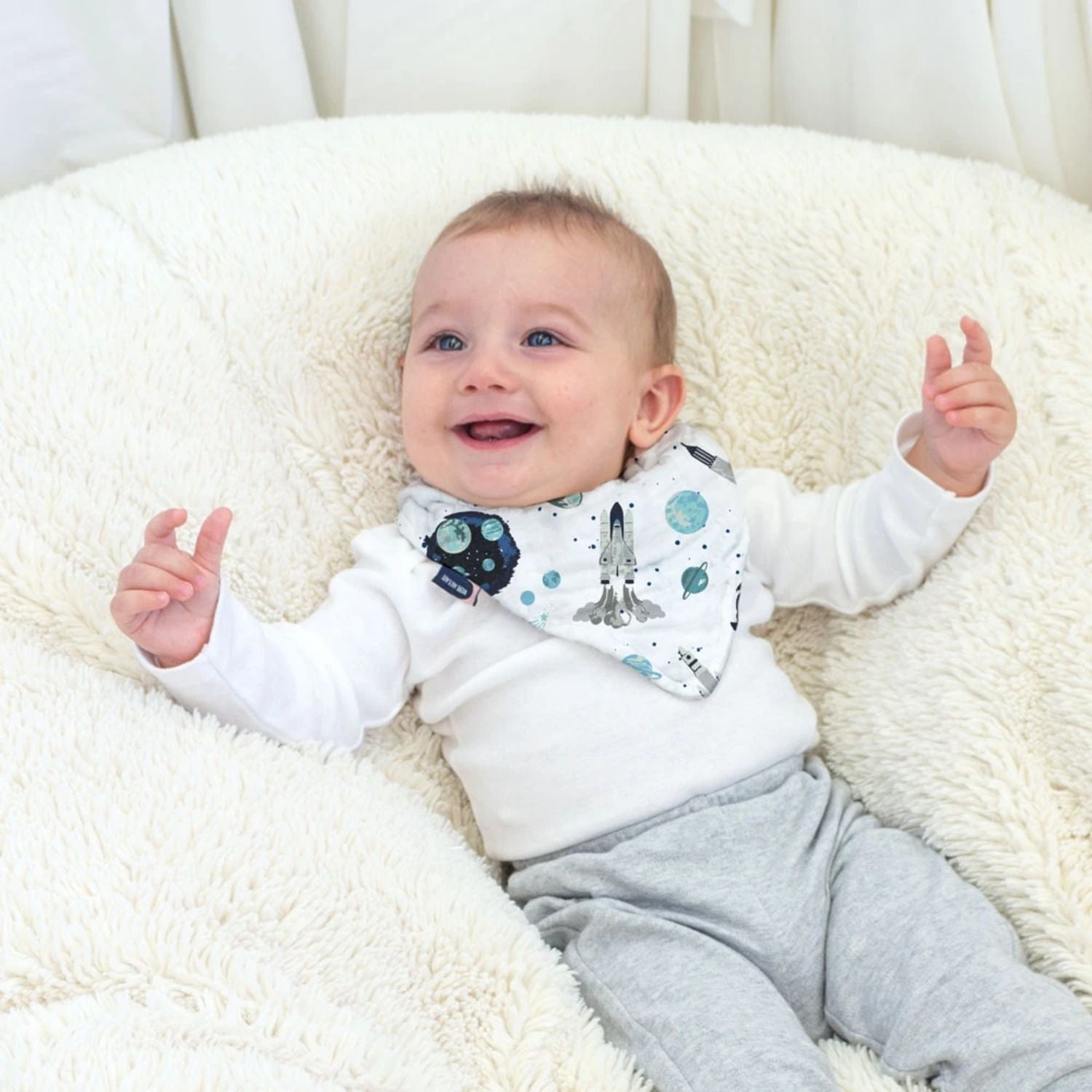 Bebe Au Lait Oh-So-Soft Muslin Bandana Bib (14 Designs) - Pupsik Singapore