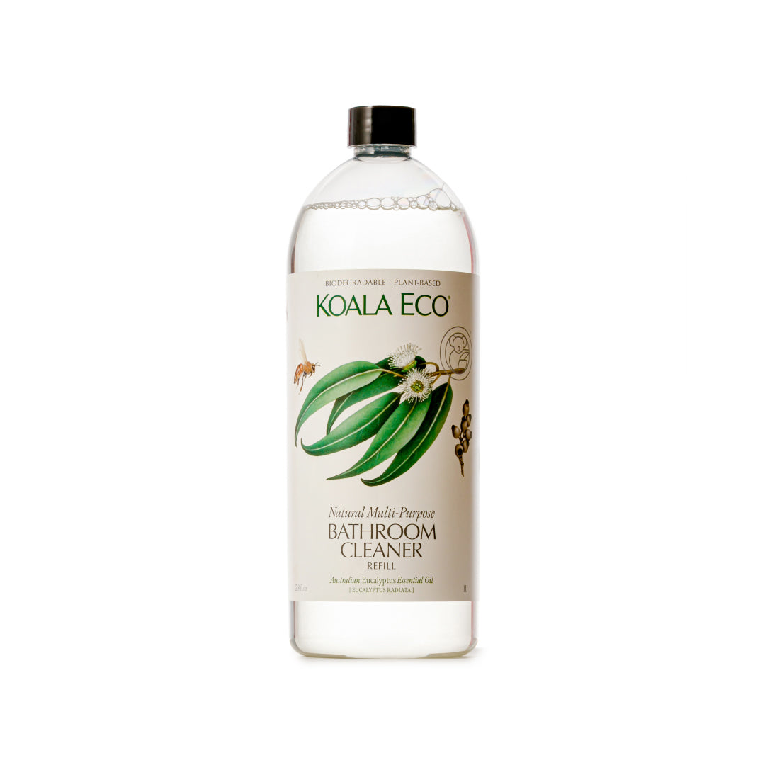 Koala Eco Natural Multi-Purpose Bathroom Cleaner, 1L Refill - Eucalyptus Essential Oil (Exp 06/27)