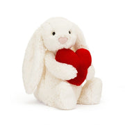 Jellycat Bashful Red Love Heart Bunny (Medium, 31cm)