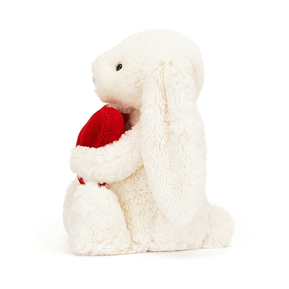 Jellycat Bashful Red Love Heart Bunny (Medium, 31cm)