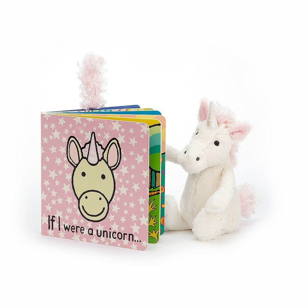 Jellycat If I Were A Unicorn Book Baby Board Book