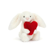 Jellycat Bashful Red Love Heart Bunny (Small, 18cm)