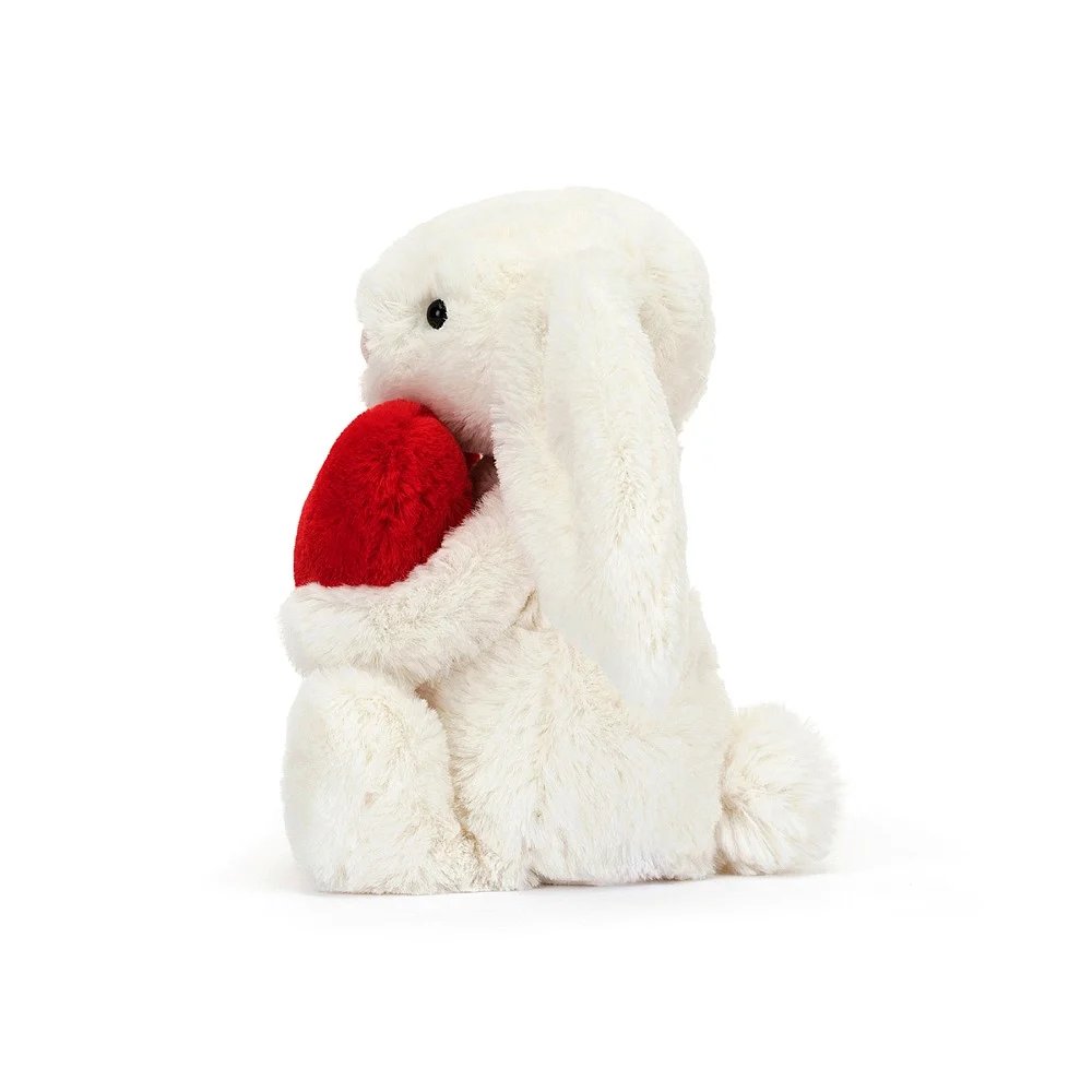 Jellycat Bashful Red Love Heart Bunny (Small, 18cm)