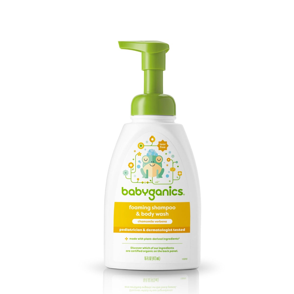 Babyganics Shampoo & Body Wash - Chamomile Verbena (473ml) - Exp 07/27