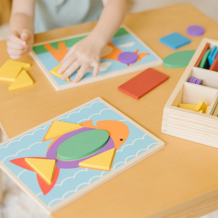 Melissa & Doug Beginner Pattern Blocks