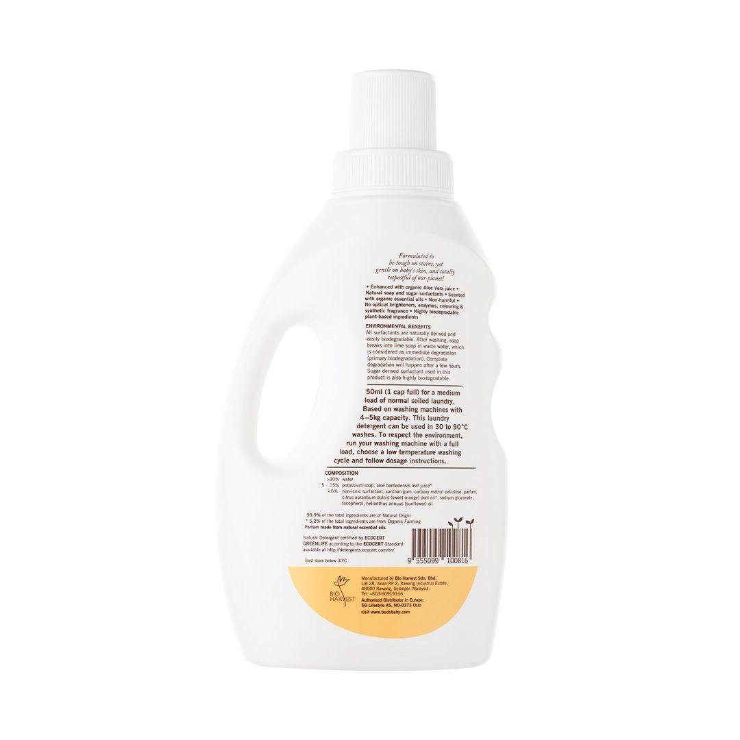Buds Organics Baby Safe Laundry Detergent, 1000ml - exp 06/28