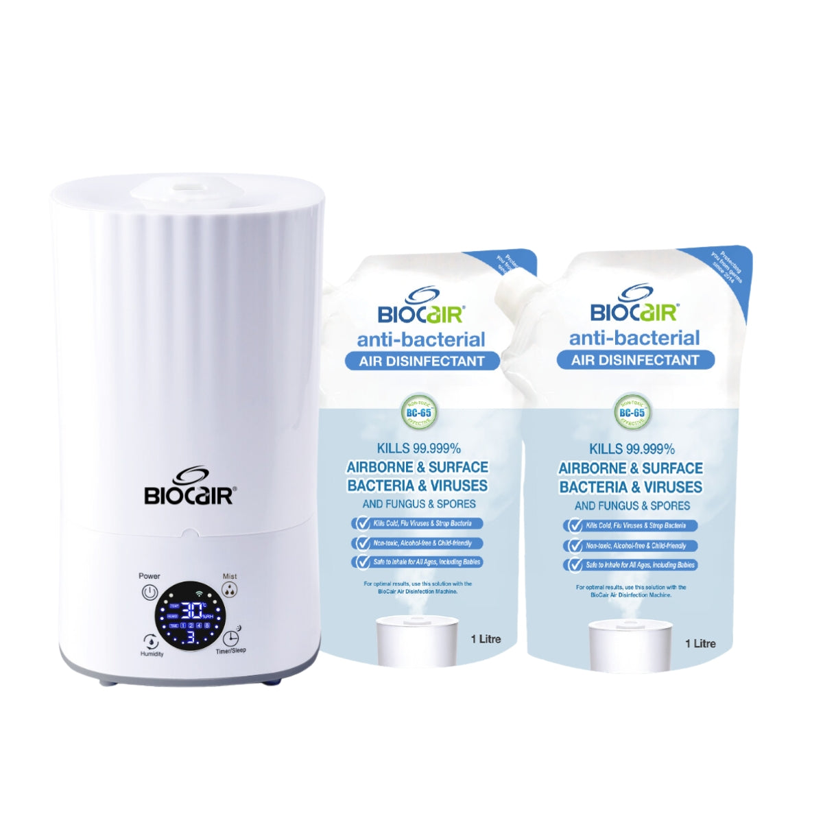BioCair Classic 250 Aerial Disinfection Bundle (Exp 05/26)