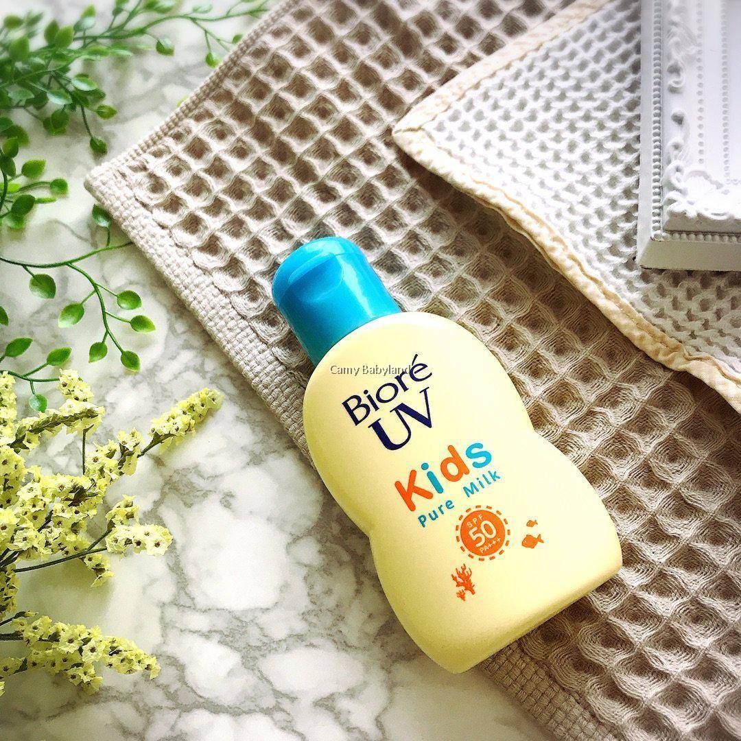 Biore UV Kids Pure Milk Sunscreen SPF50+ PA+++, 70ml (Exp 04/27)