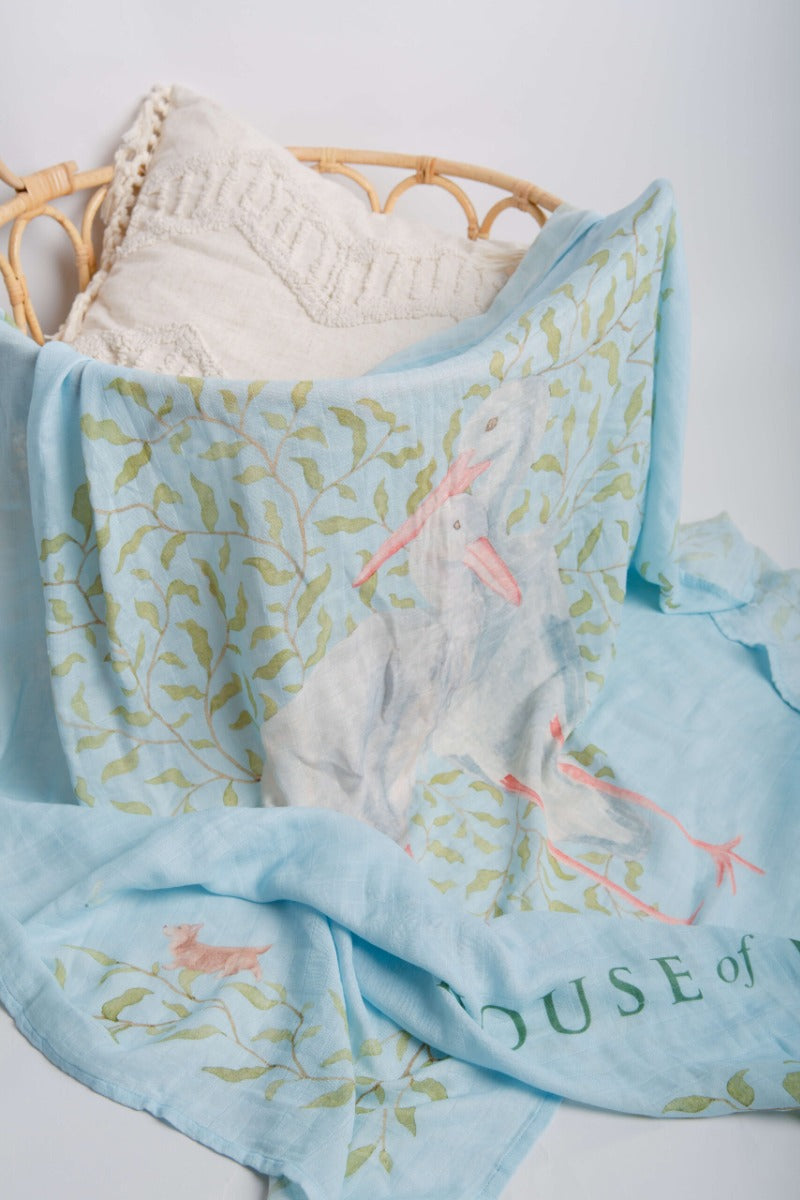 House of Holly Soft Bamboo Swaddle (8 Designs) - Pupsik Singapore