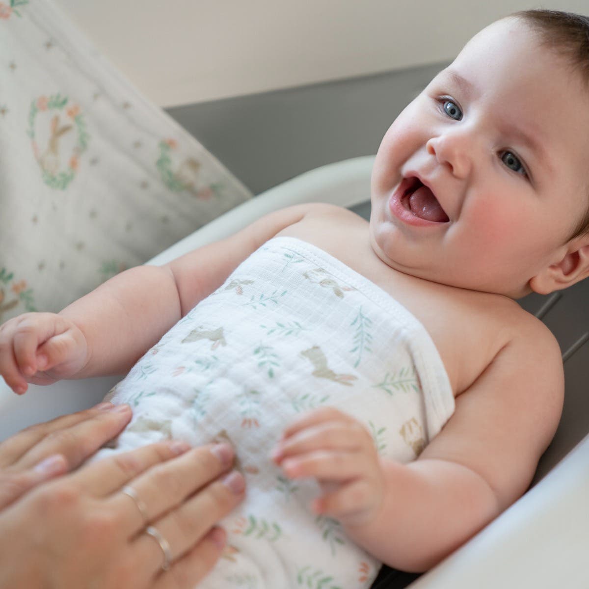 Aden Anais Essentials Cotton Muslin Washcloths, 3pk (7 designs) - Pupsik Singapore