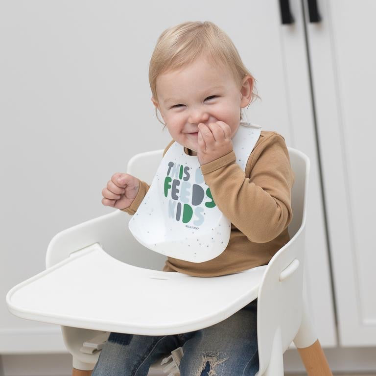 Bella Tunno Silicone Baby Bibs - This Bib Feeds (3 designs) - Pupsik Singapore