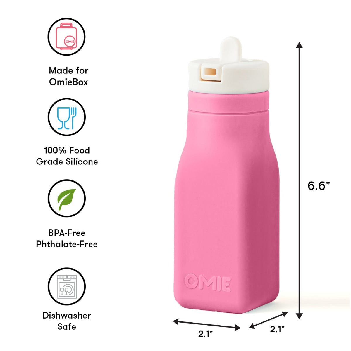Omie Omiebottle Silicone Bottle 8.7oz (5 Colors)