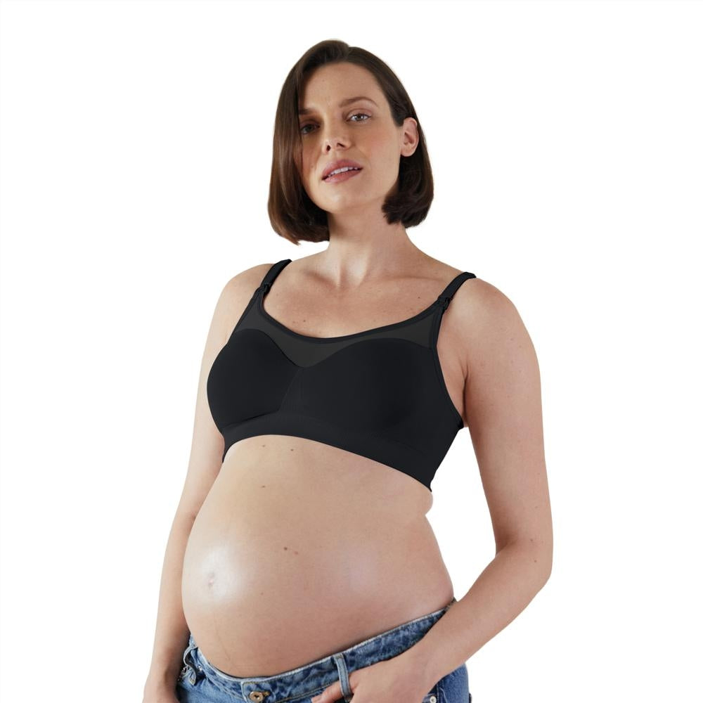 Bravado Body Silk Seamless Sheer Nursing Bra - Black