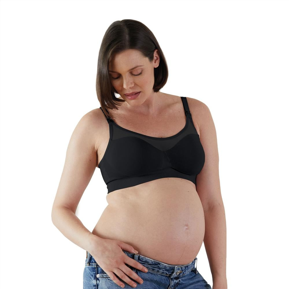 Bravado Body Silk Seamless Sheer Nursing Bra - Black