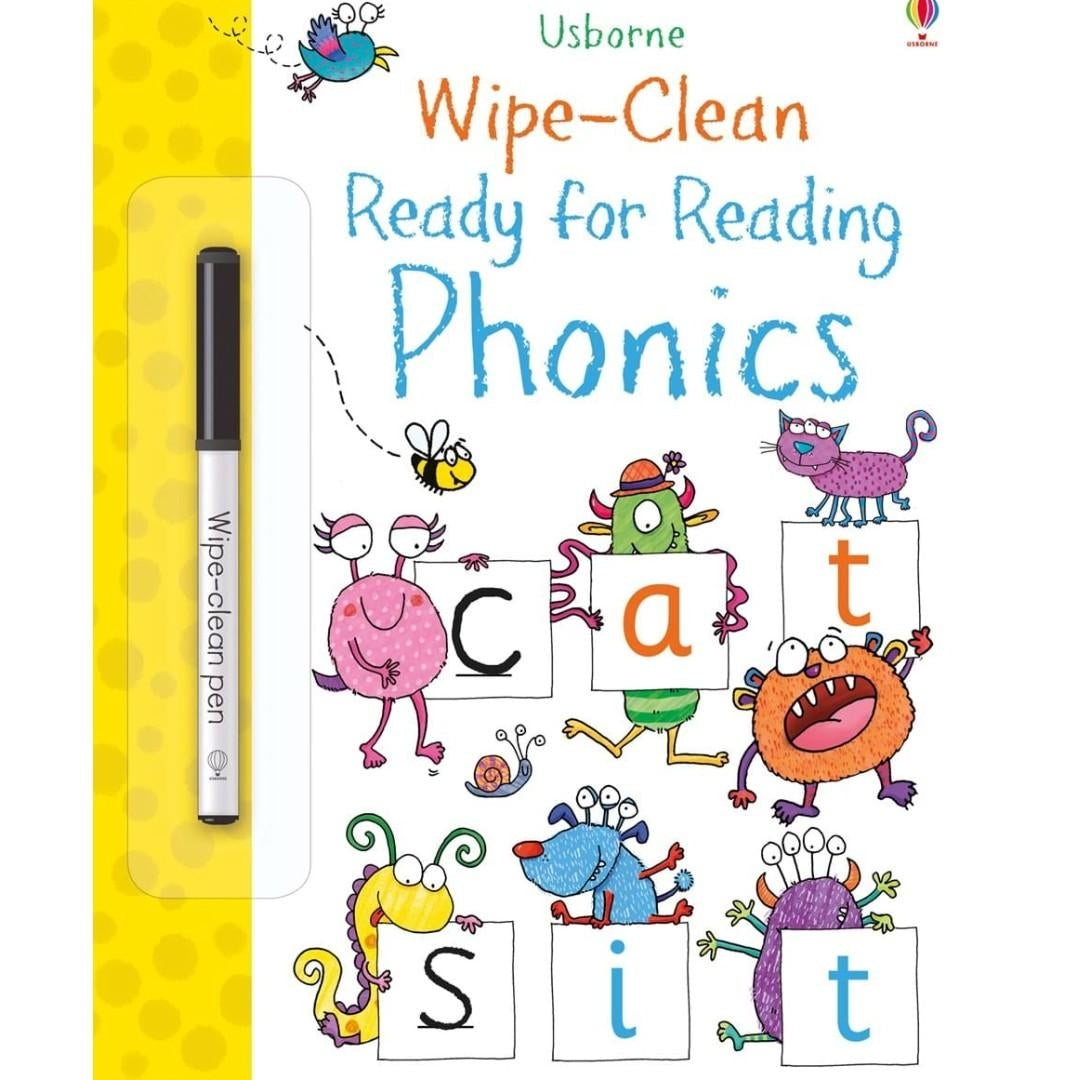 Usborne Wipe-Clean Book Series (16 Titles) - Pupsik Singapore