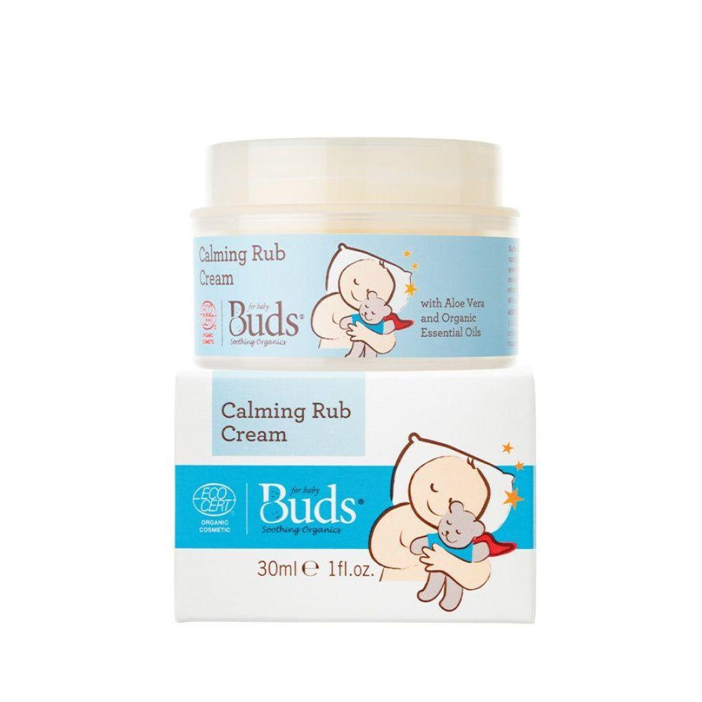 Buds Organics Calming Rub Cream, 30ml - exp 02/28