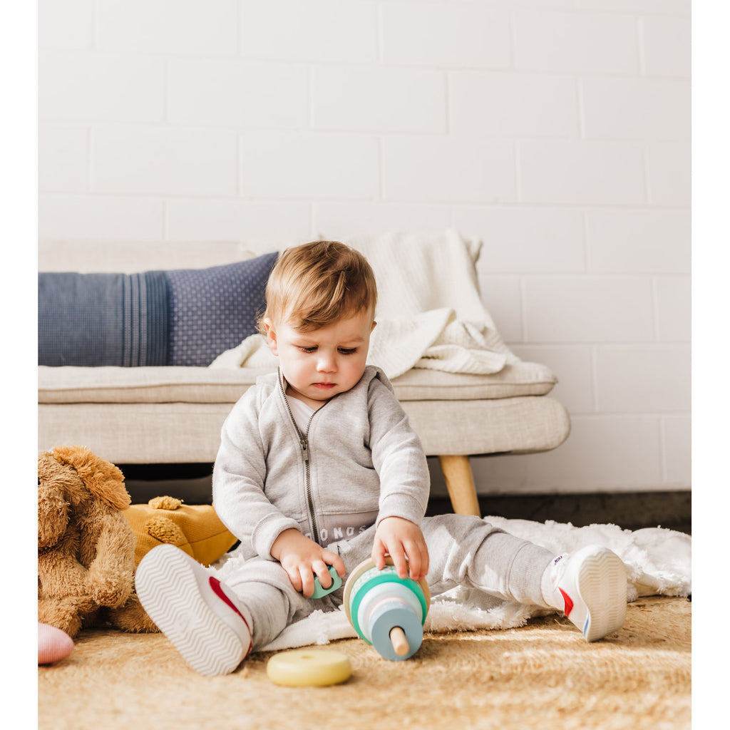 Bubble Wooden Stacking Rings - Classic