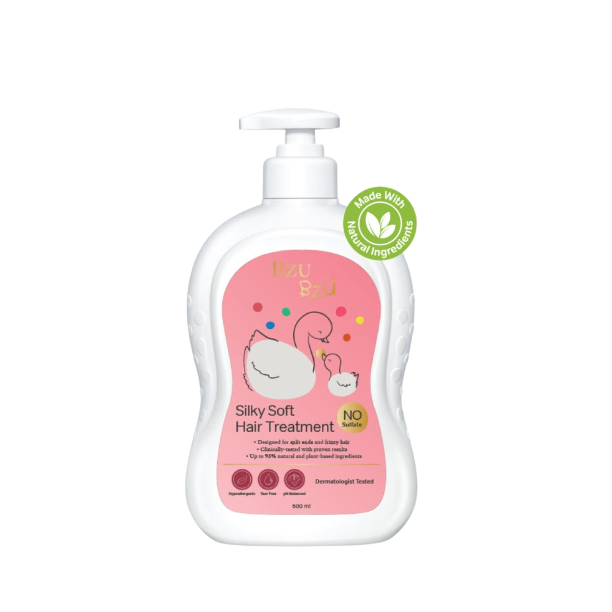 BZU BZU Silky Soft Kids Hair Treatment, 600ml (06/28)