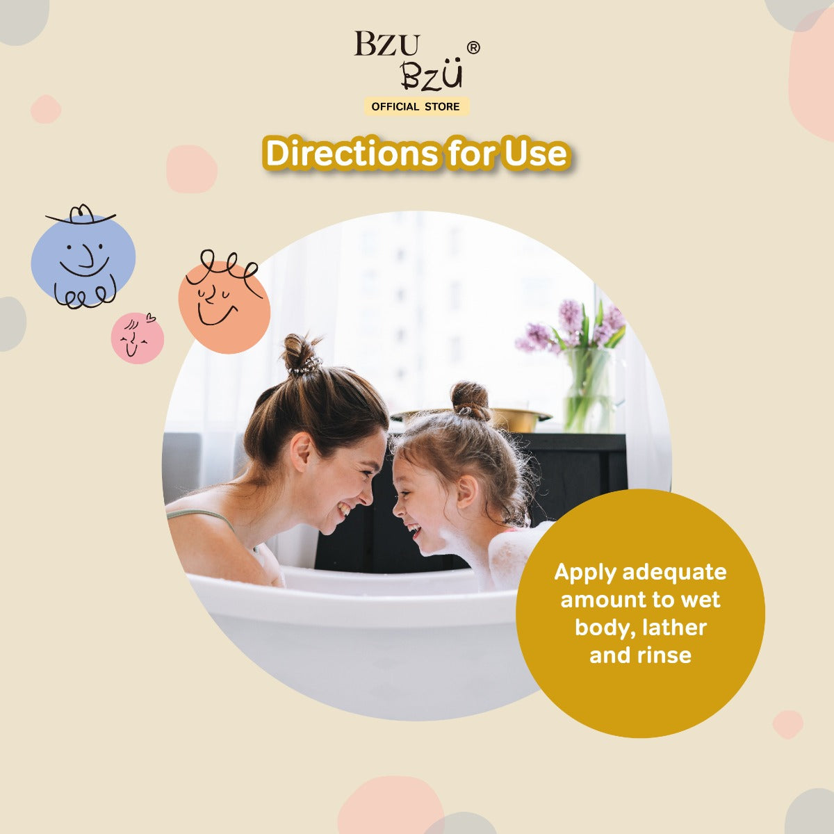 BZU BZU Family Milk & Silk Shower Cream, 800ml (Exp 05/27)