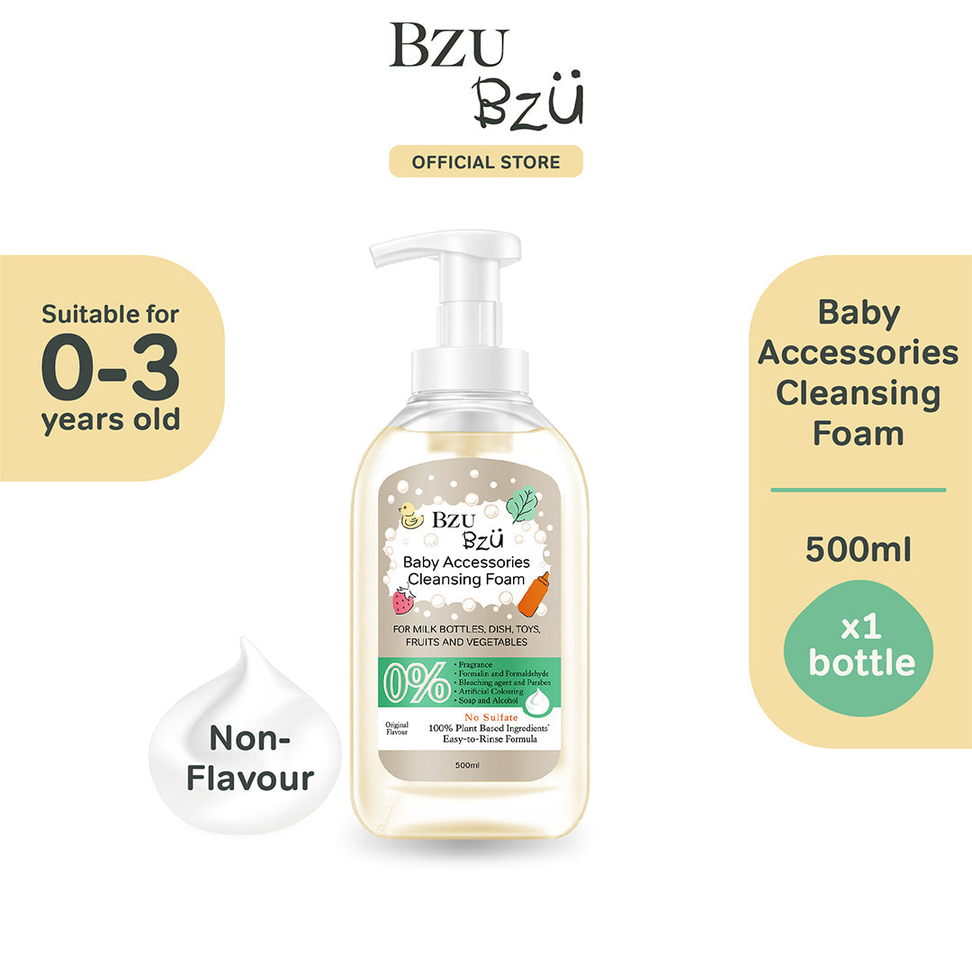 BZU BZU Baby Accessories Cleansing Foam, 500ml - Original (Exp 05/28)