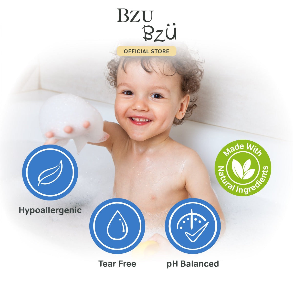 BZU BZU Happy Kids Body Wash, 600ml (Exp 05/28)